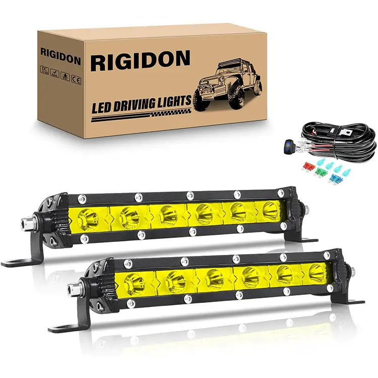 7inch slim single row light bar 750x750